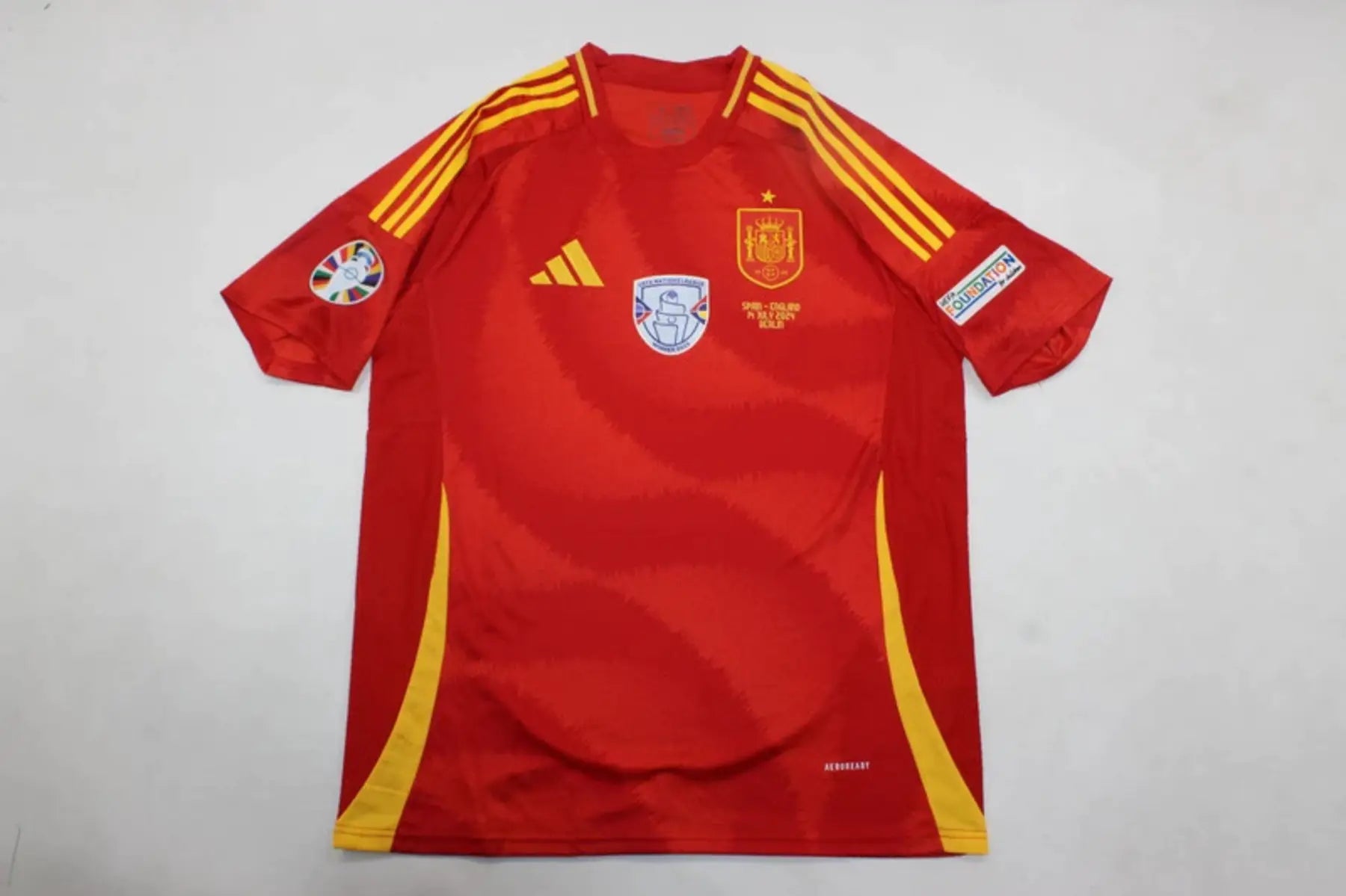 2024 Adidas Spain Home UEFA Final LAMINE YAMAL Soccer Jersey