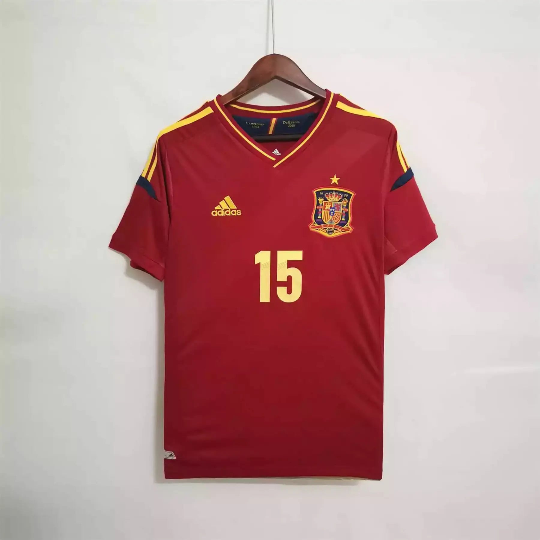 2012 Adidas Spain Home RAMOS Soccer Jersey