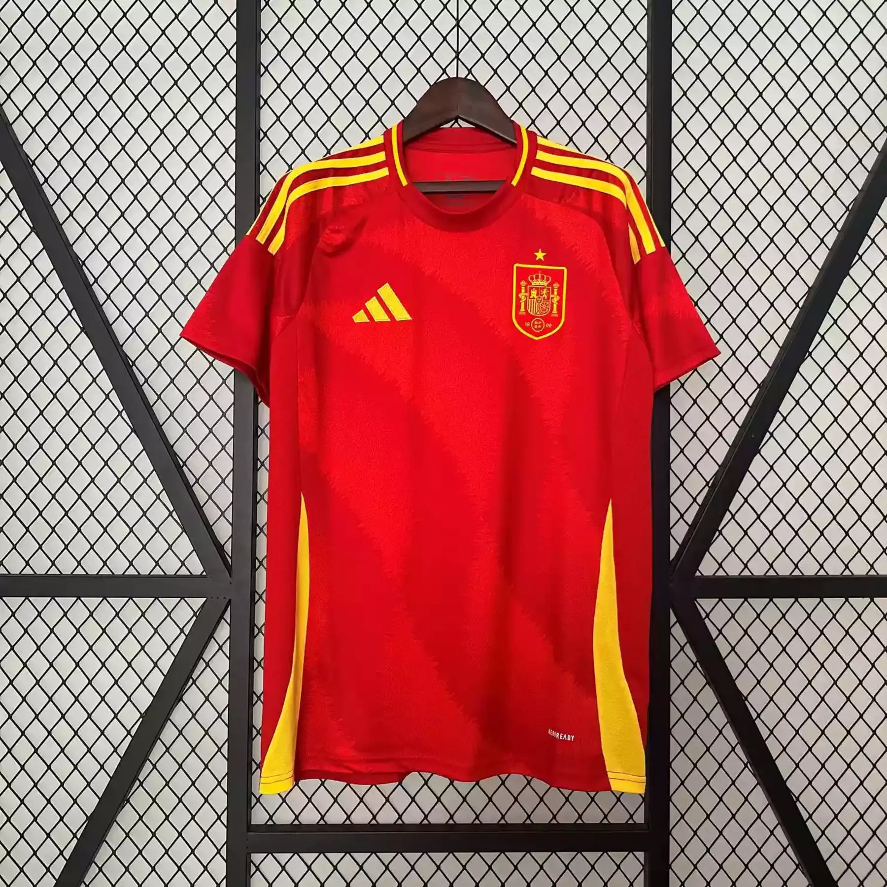 2024 Adidas Spain Home Red Soccer Jersey