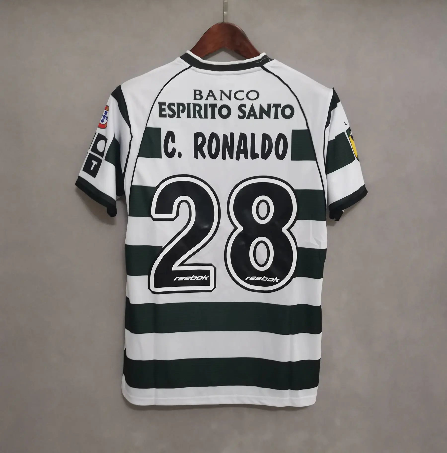 2001 2003 Lisbon home RONALDO Soccer Jersey