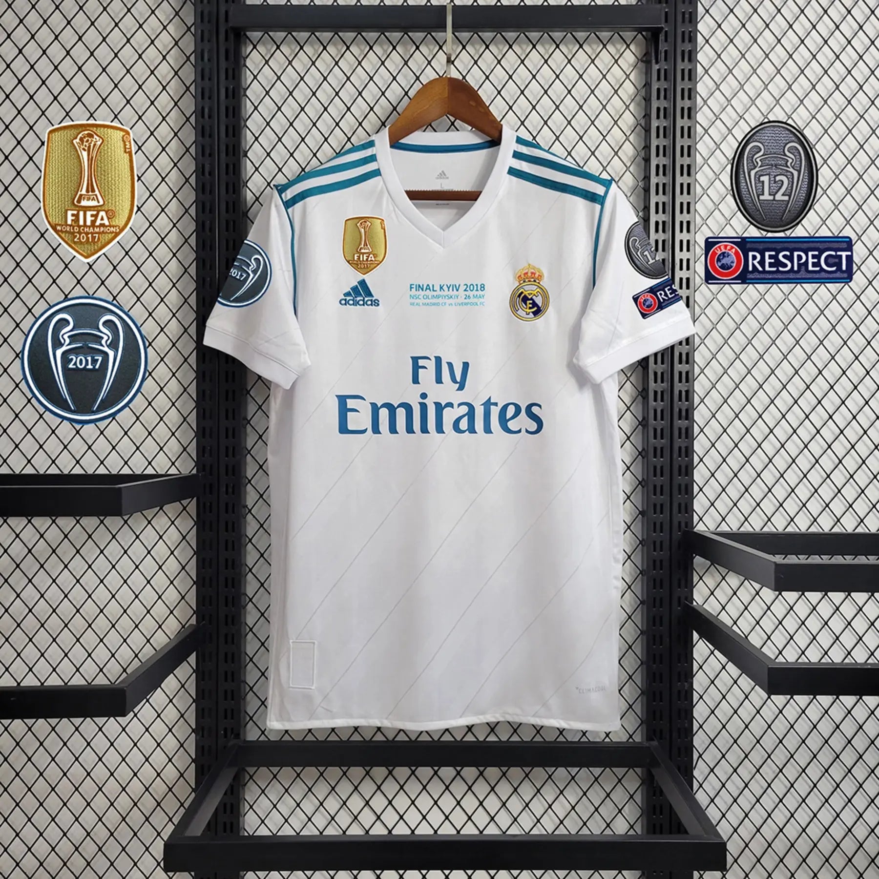 2017 2018 Adidas Real Madrid Home Ronaldo Soccer Jerseys