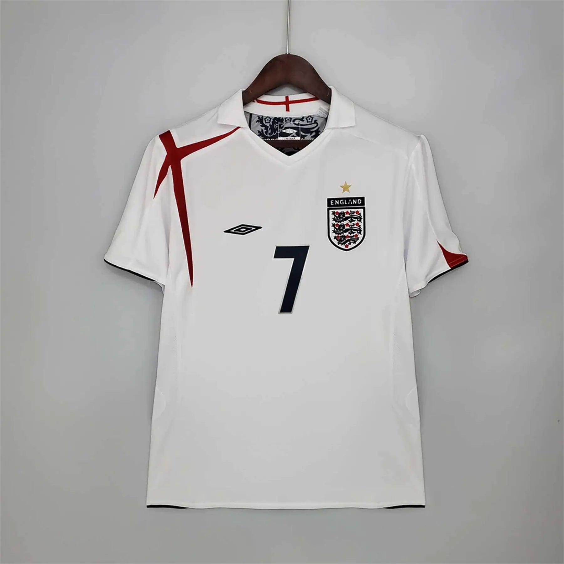 2006 Nike England Home BECKHAM Soccer Jersey