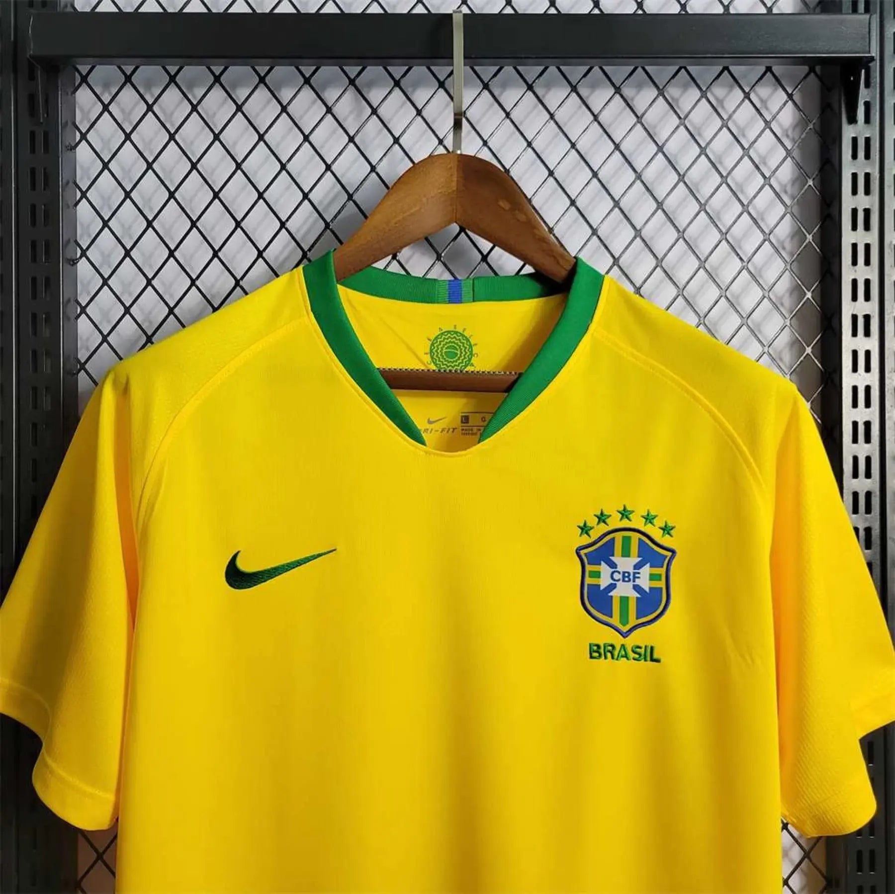 2018 Nike Brazil Home Soccer Jersey