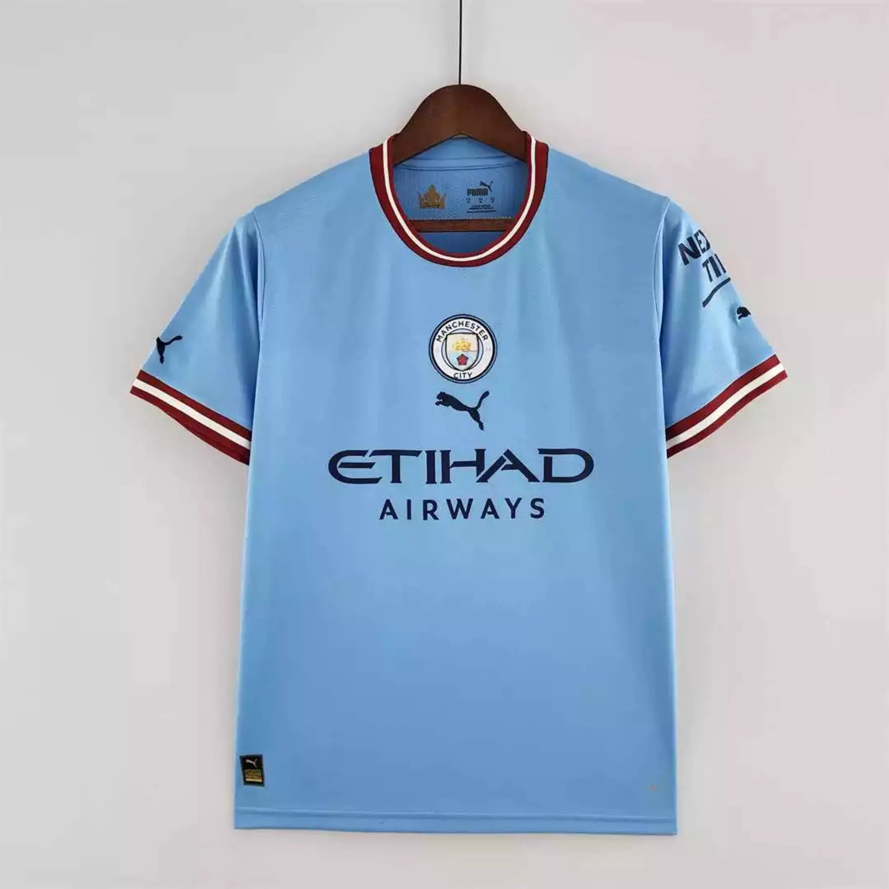 2022 2023 Puma Manchester City Home Haaland Soccer Jersey