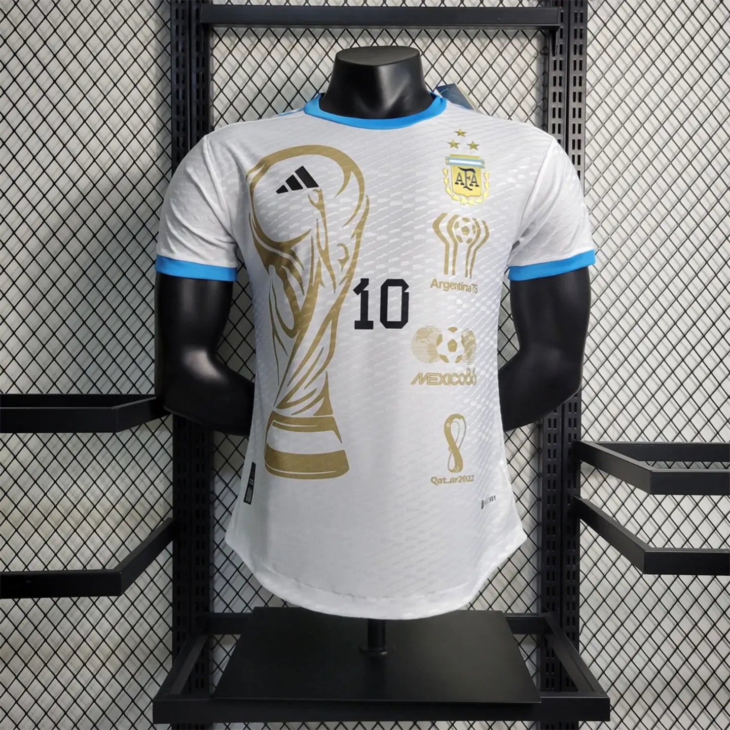 2023 Adidas Argentina World Cup Player Soccer Jersey