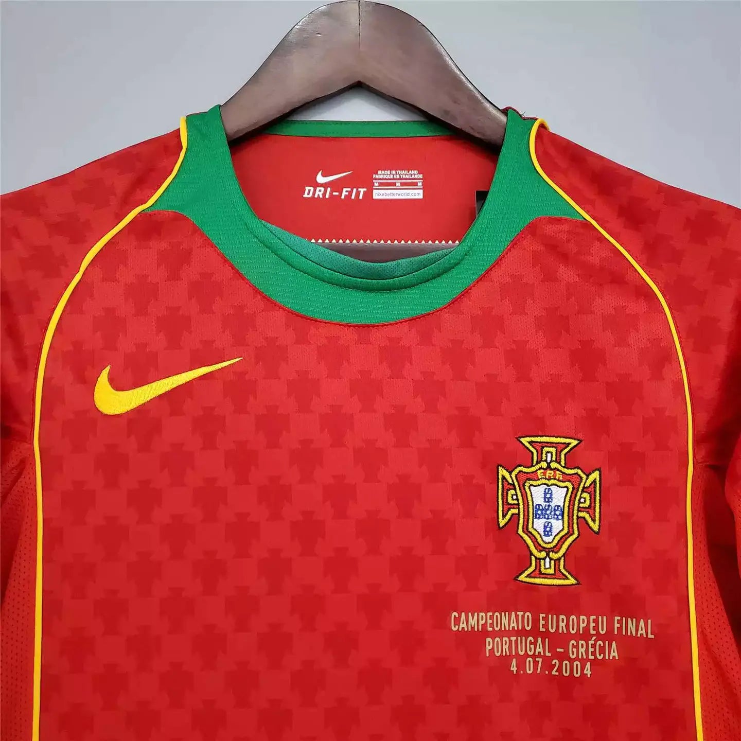 2004 Nike Portugal Home RONALDO Soccer Jersey