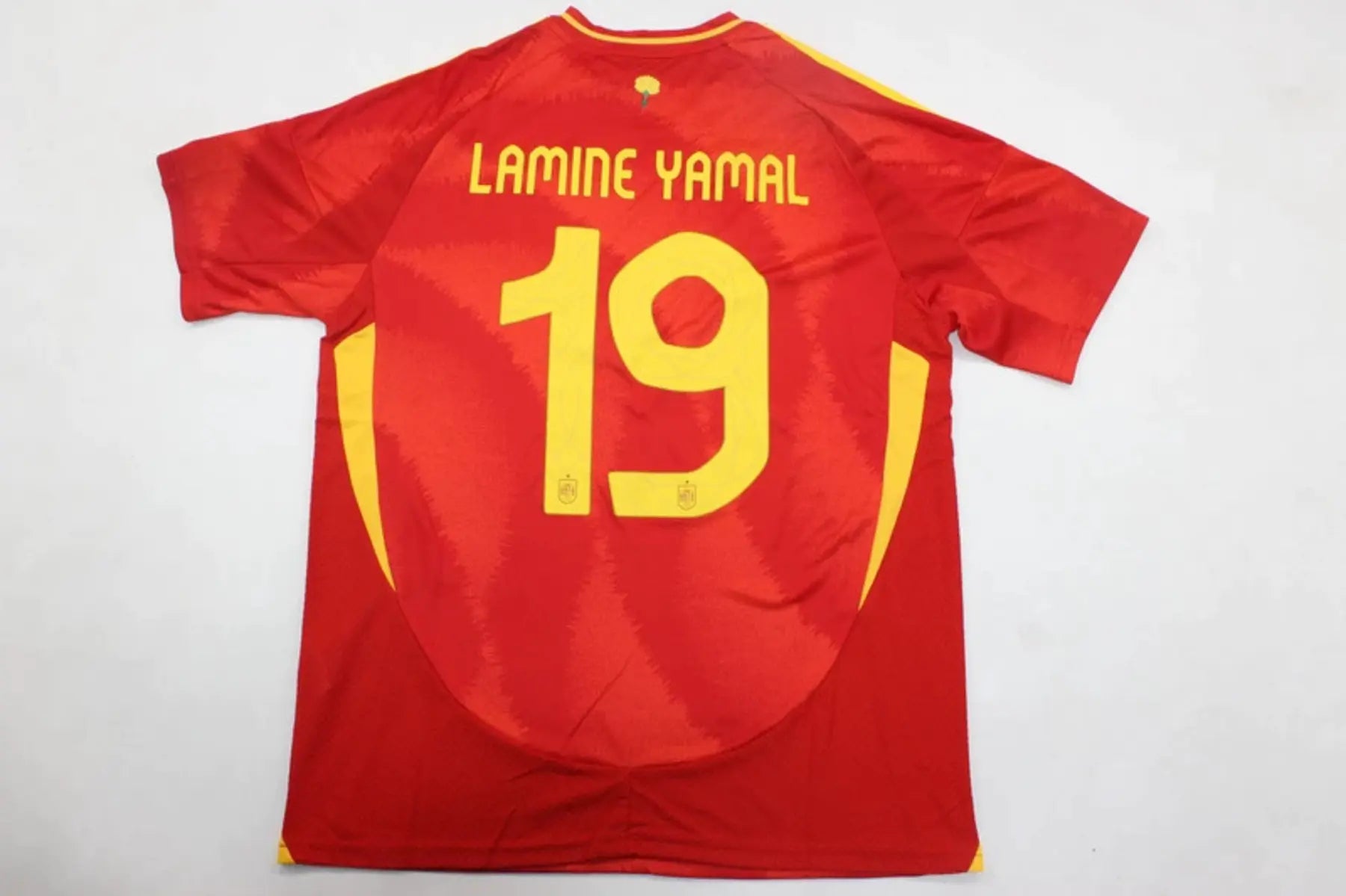 2024 Adidas Spain Home UEFA Final LAMINE YAMAL Soccer Jersey