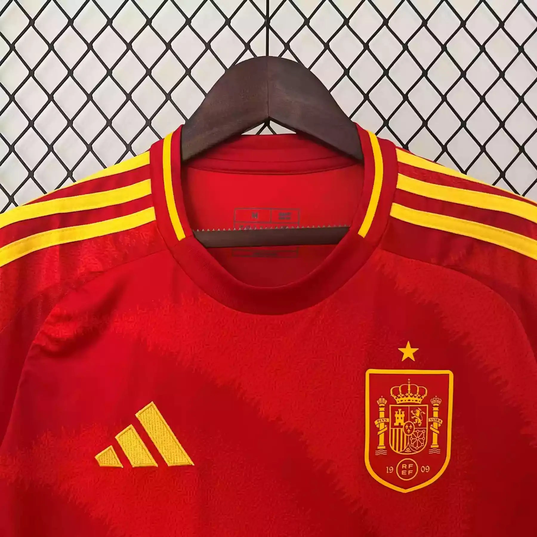 2024 Adidas Spain Home Red Soccer Jersey